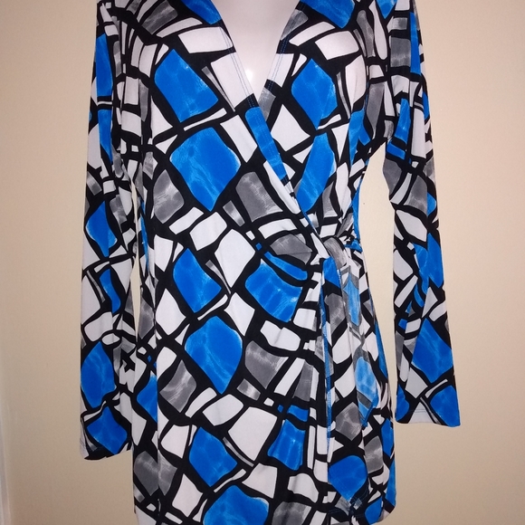 Women with Control Tops - NWOT Wrap style shirt